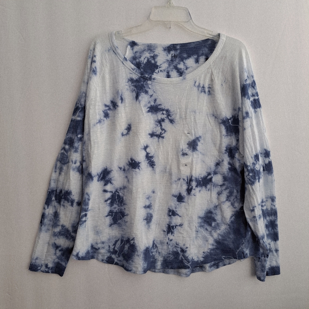 Gap Long Sleeve Tie Dye Shirt NWT